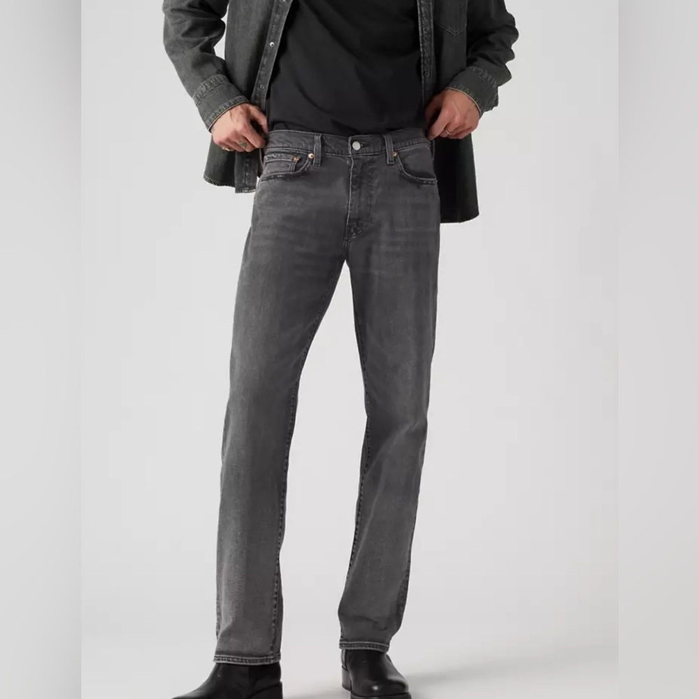 SOLD Levi's Men's Straight Jeans - Dark Gray